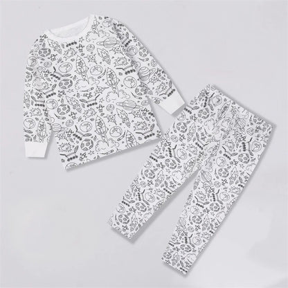 Pijama Infantil para Colorear