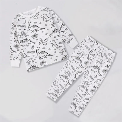 Pijama Infantil para Colorear